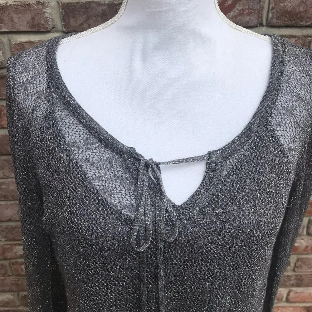 White House Black Market Women Cami and Sweater Twin Set Medium Boho Vacation - Picture 3 of 13